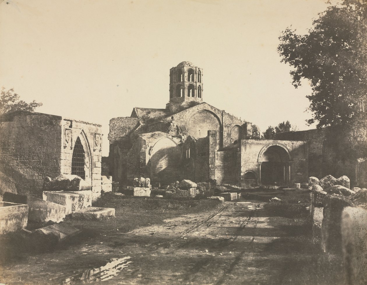 Saint-Honorat, nära Arles av Édouard Baldus