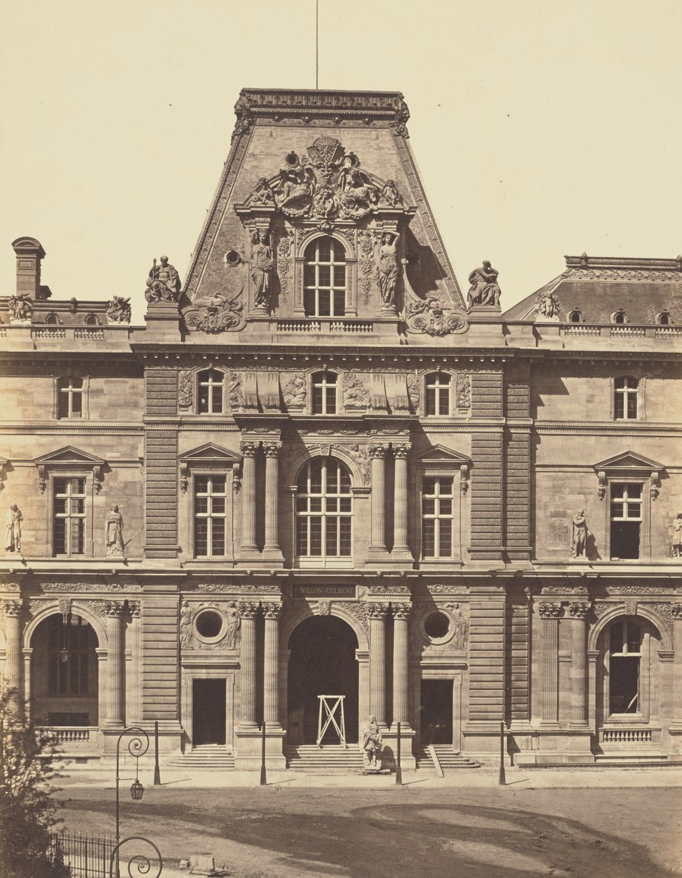 Pavillon Colbert, Louvren, Paris av Édouard Baldus