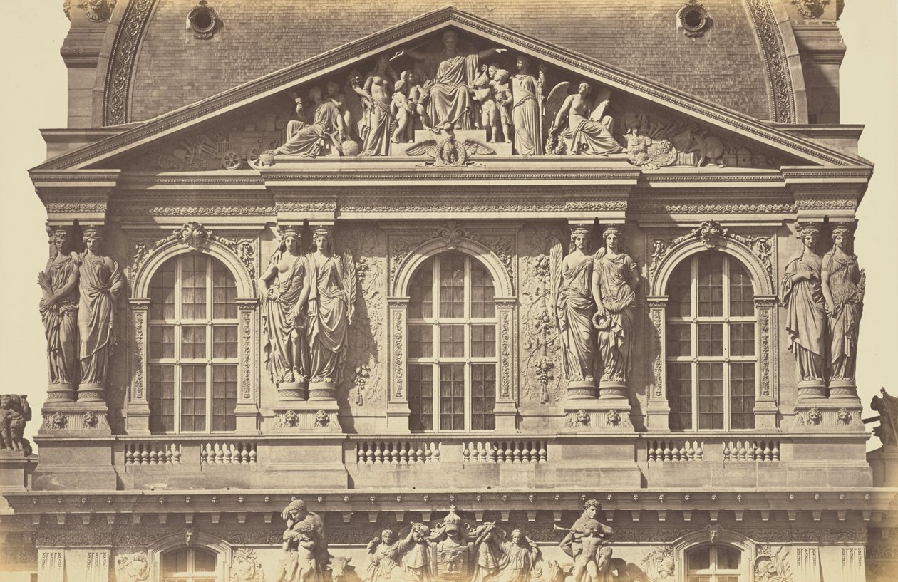 [Andra våningen i Pavillon Richelieu, Louvren, Paris] av Édouard Baldus