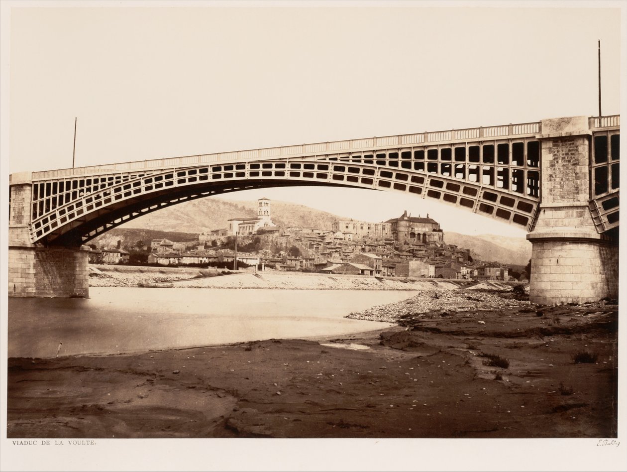 Viadukten vid La Voulte av Édouard Baldus
