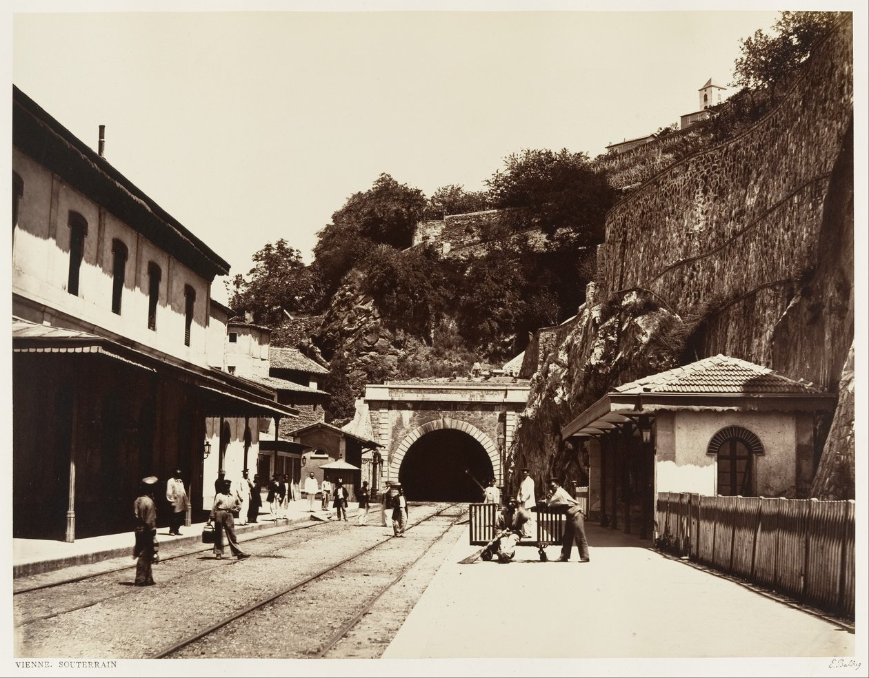 Wien, underjord av Édouard Baldus