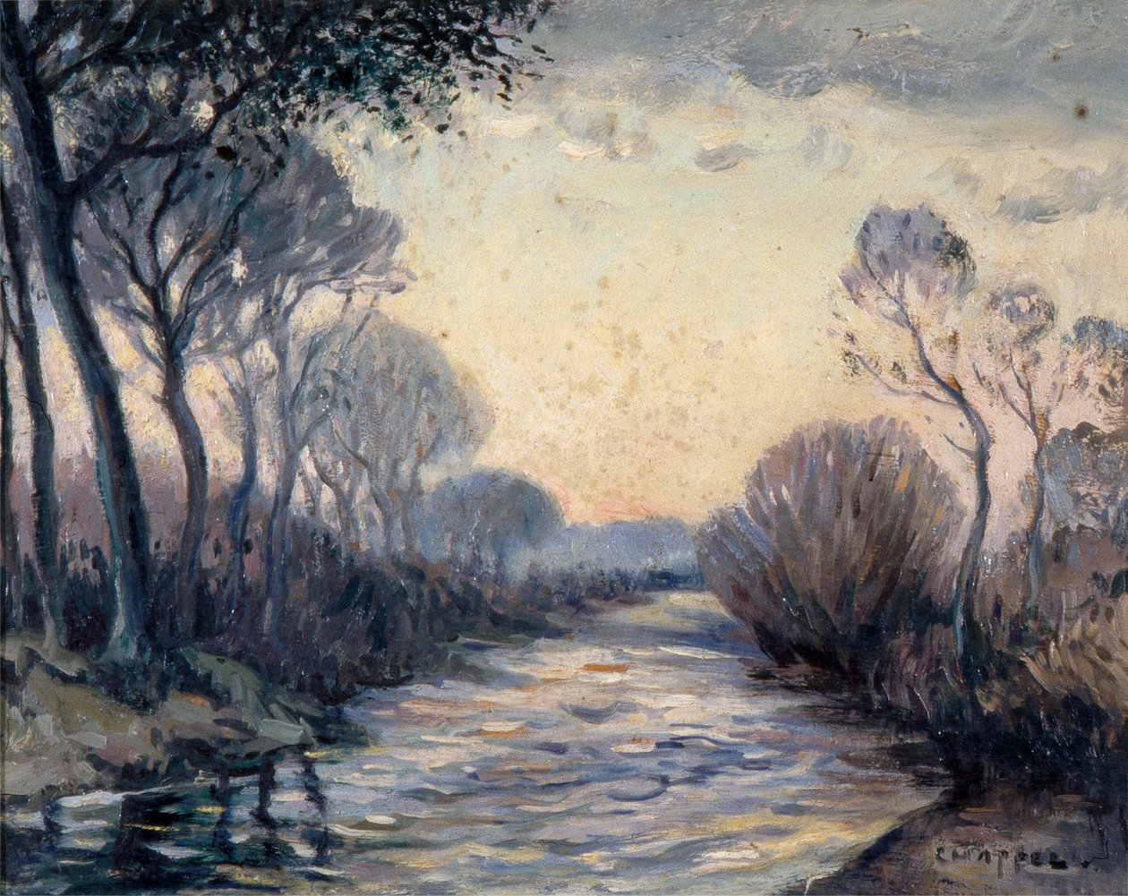 Floden Cagnes av Edouard Chappel