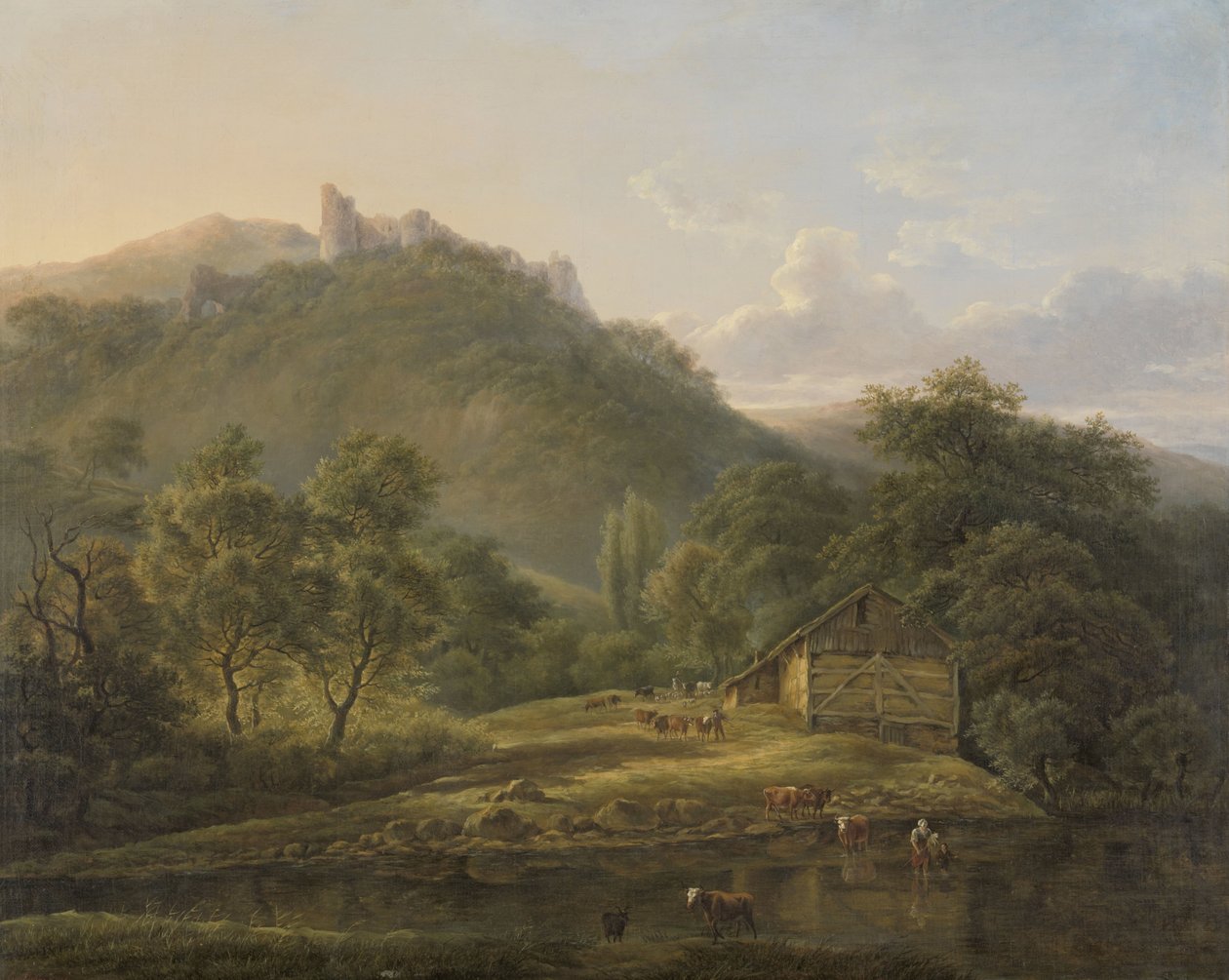 Vid floden Sambre av Edouard Delvaux