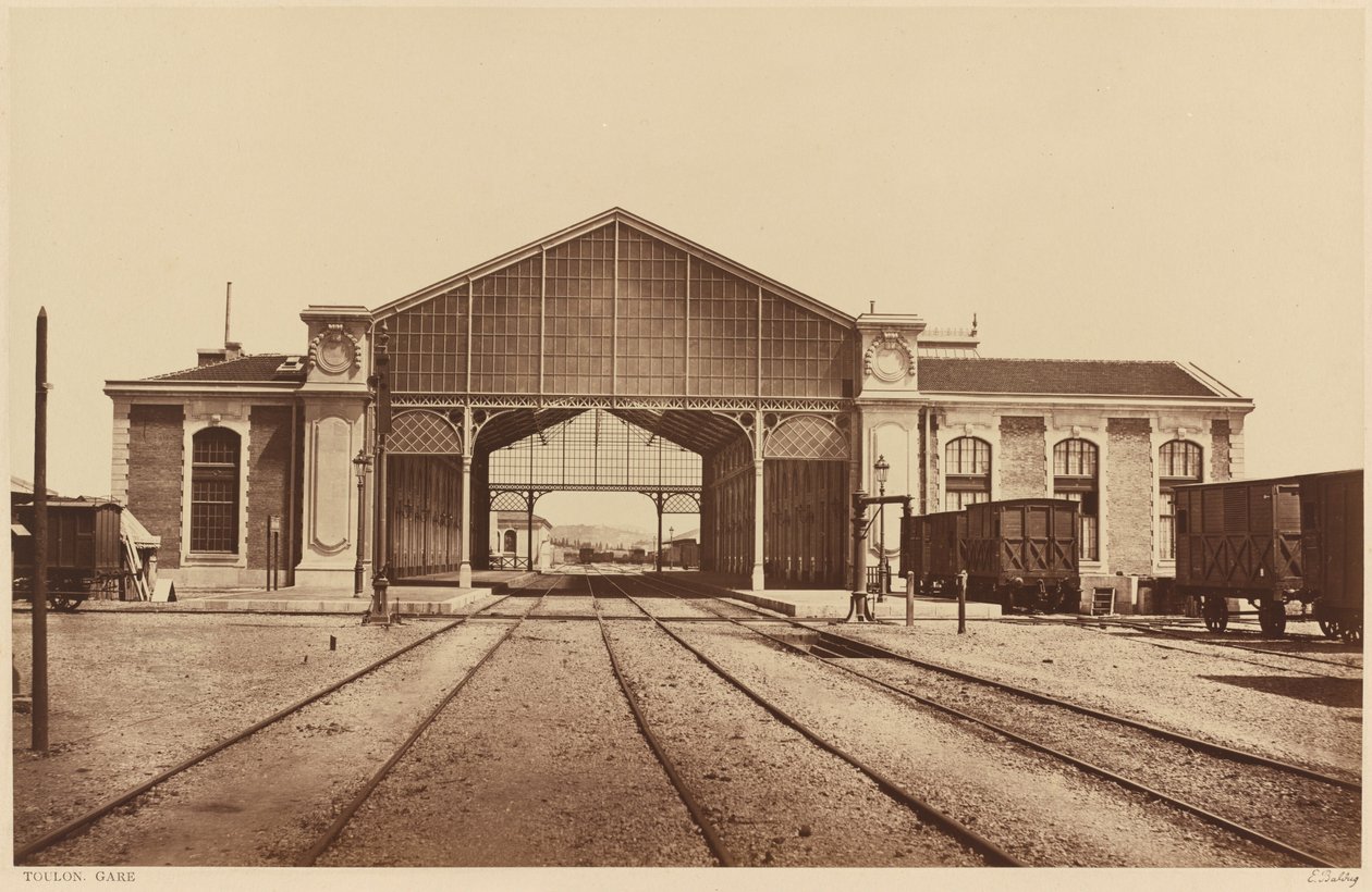 Toulon, Gare (Toulon, tågstation) av Edouard Denis Baldus