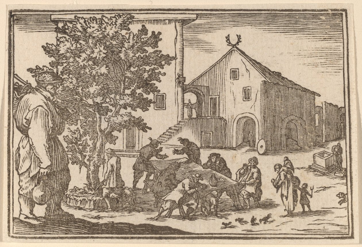 Krog av Edouard Eckman after Jacques Callot