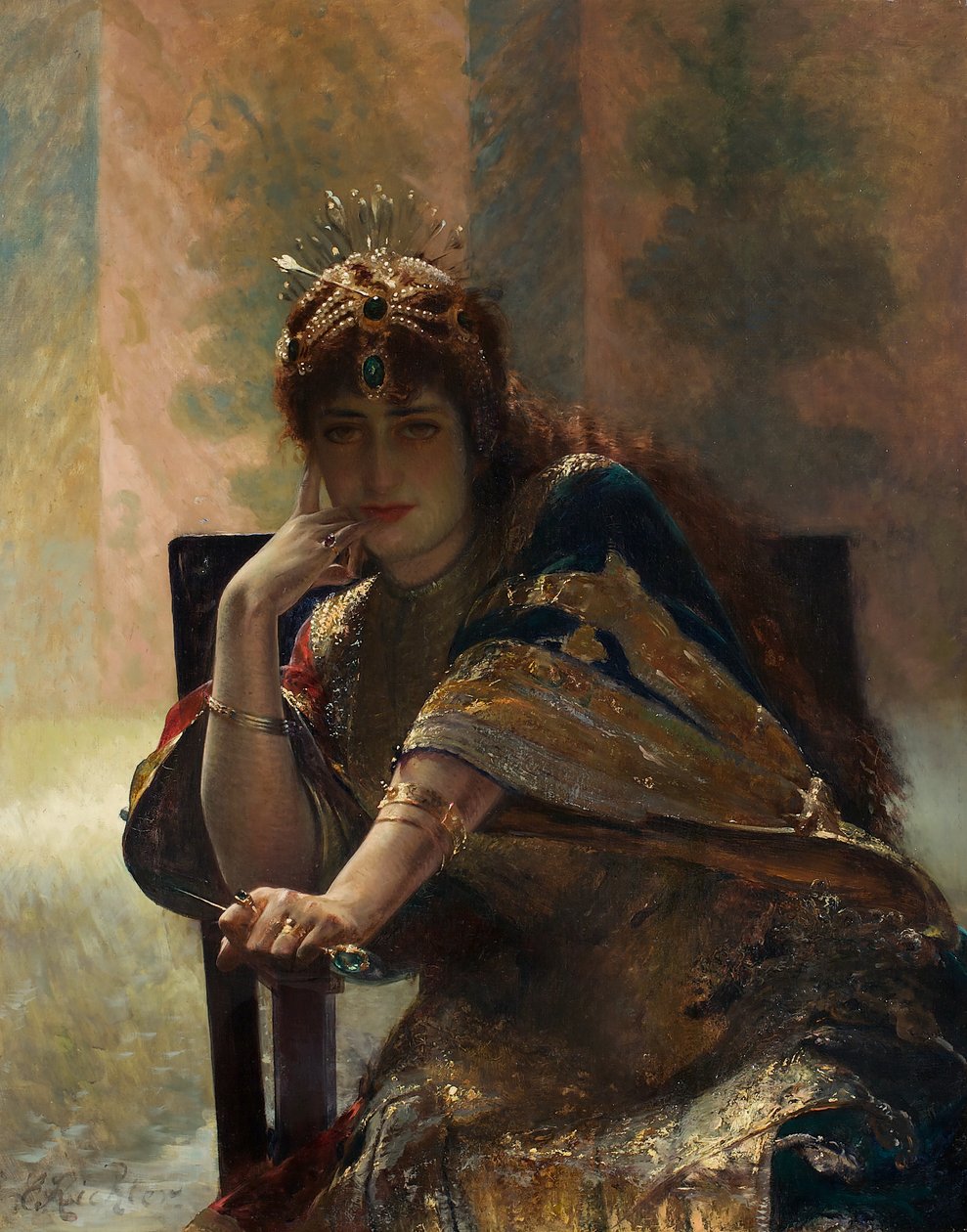 Orientalinsk av Edouard Frederic Wilhelm Richter