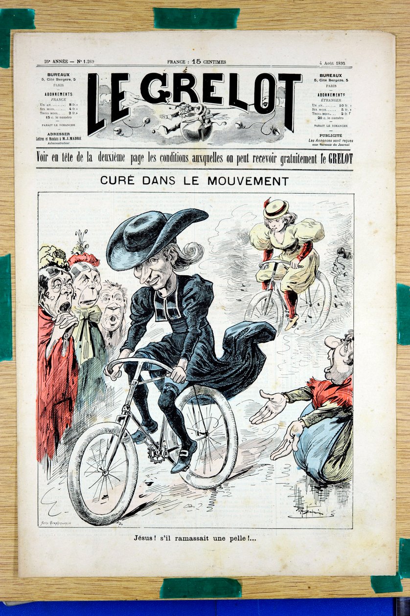 Omslag till "" Le Grelot "", nummer 1269, Satirique en Colors av Edouard Guillaumin Pepin