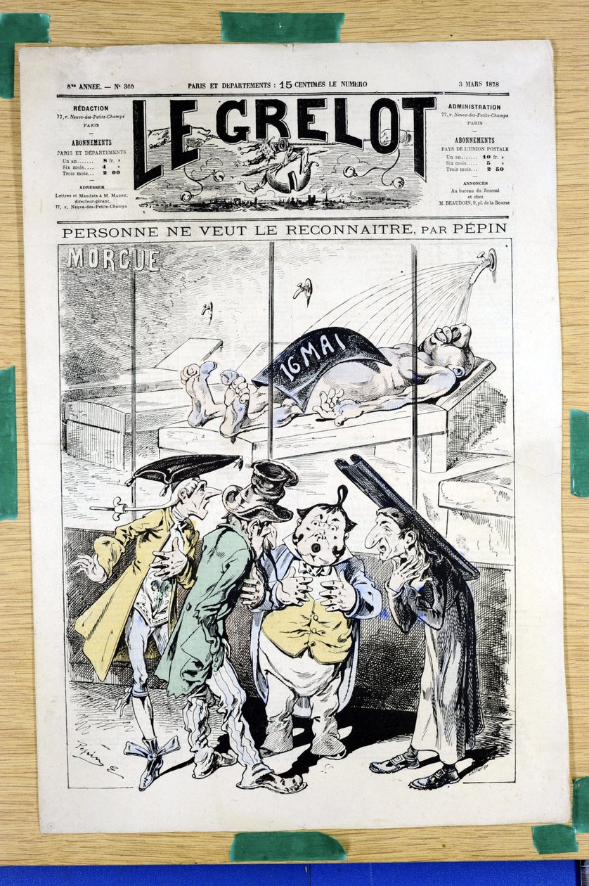 Omslag till "" Le Grelot"", nummer 360, Satirical in Colors av Edouard Guillaumin Pepin