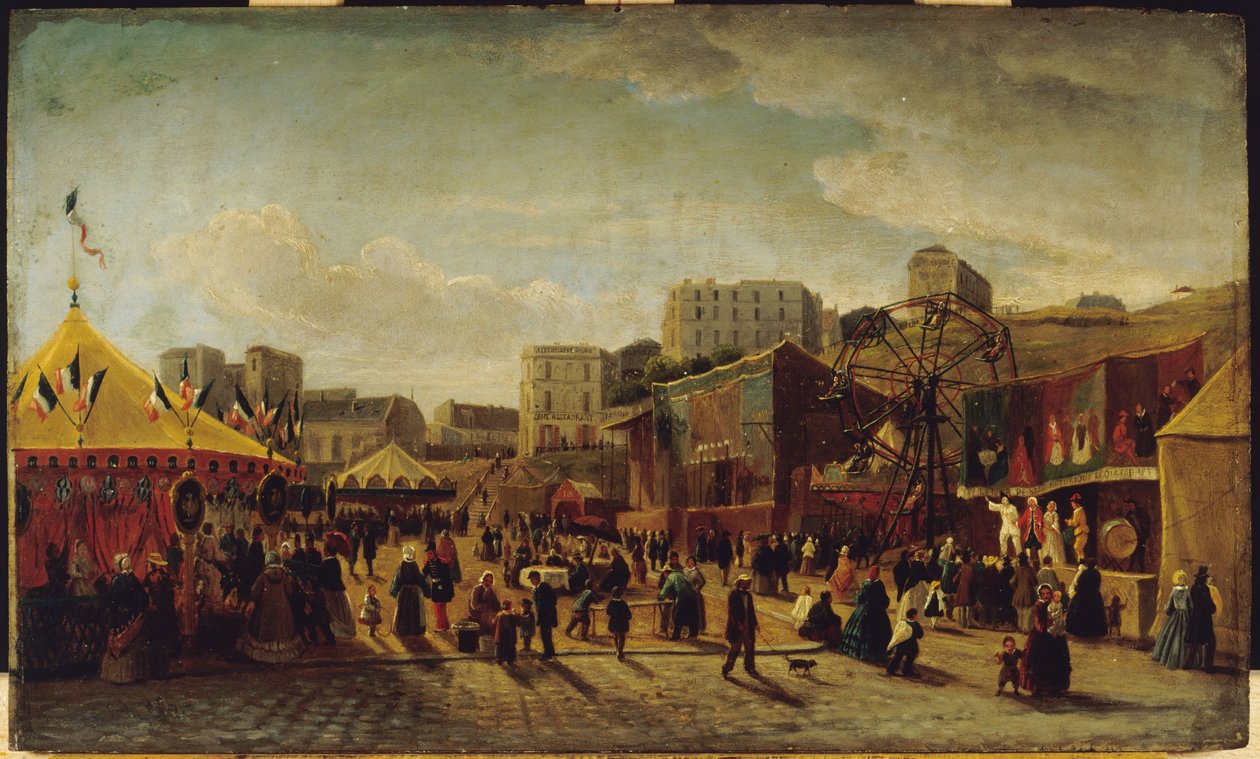 Tivoli, Place Saint-Pierre, Montmartre av Edouard Hubert