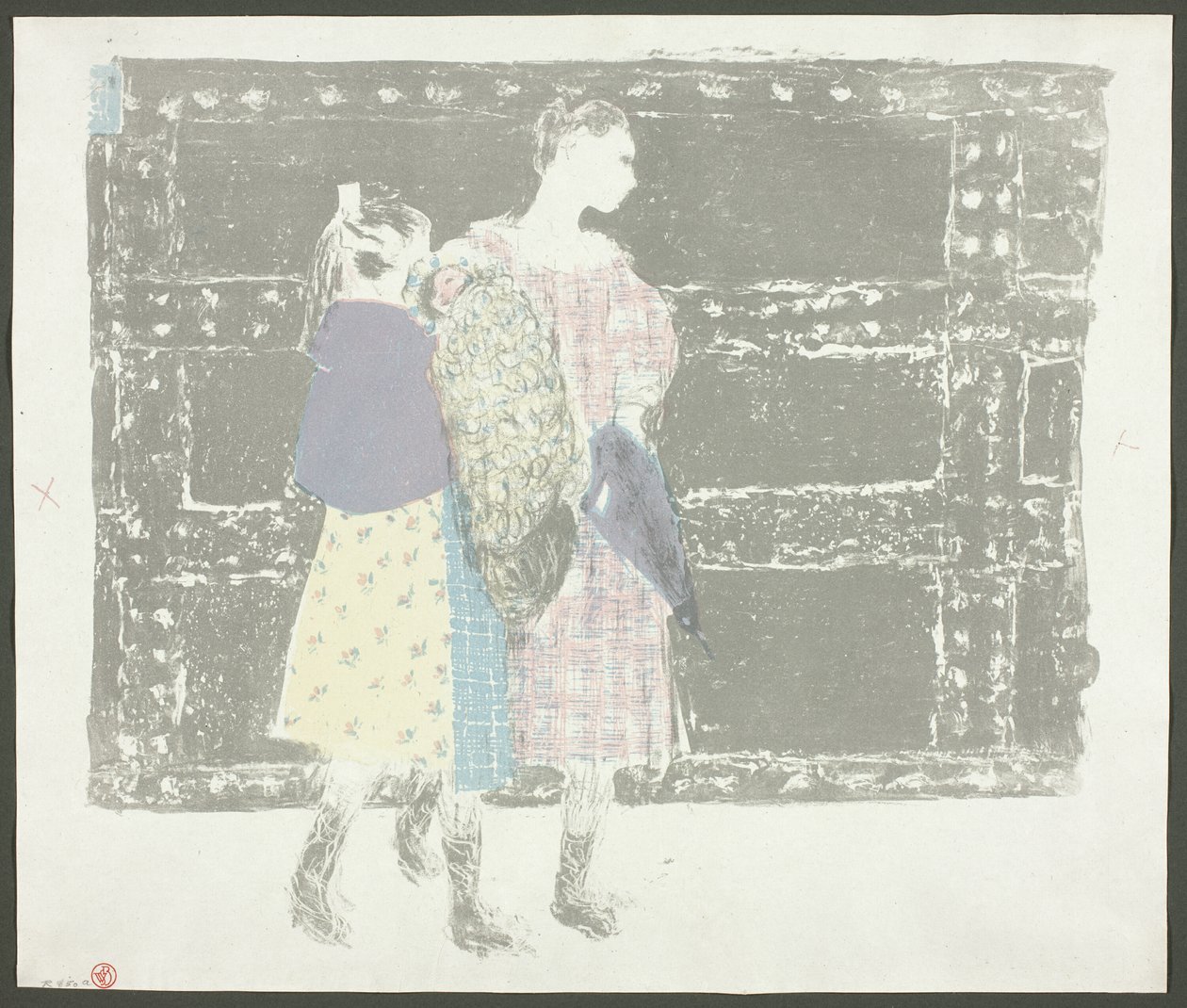 On the Bridge of Europe, plansch nio från Landscapes and Interiors av Édouard Jean Vuillard