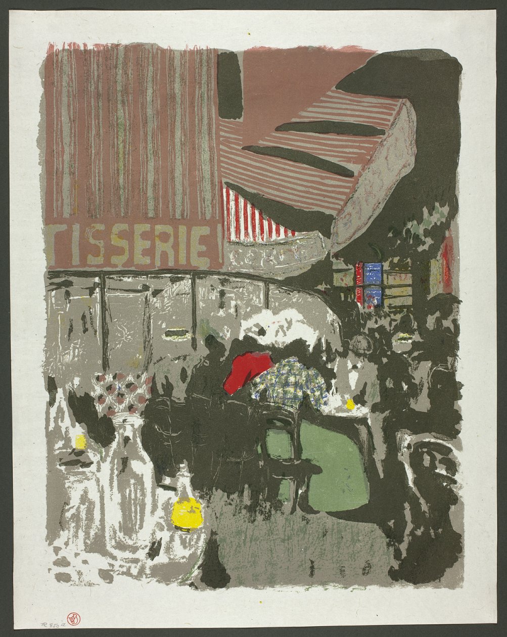 The Pastry Shop, platta tio från Landscapes and Interiors av Édouard Jean Vuillard