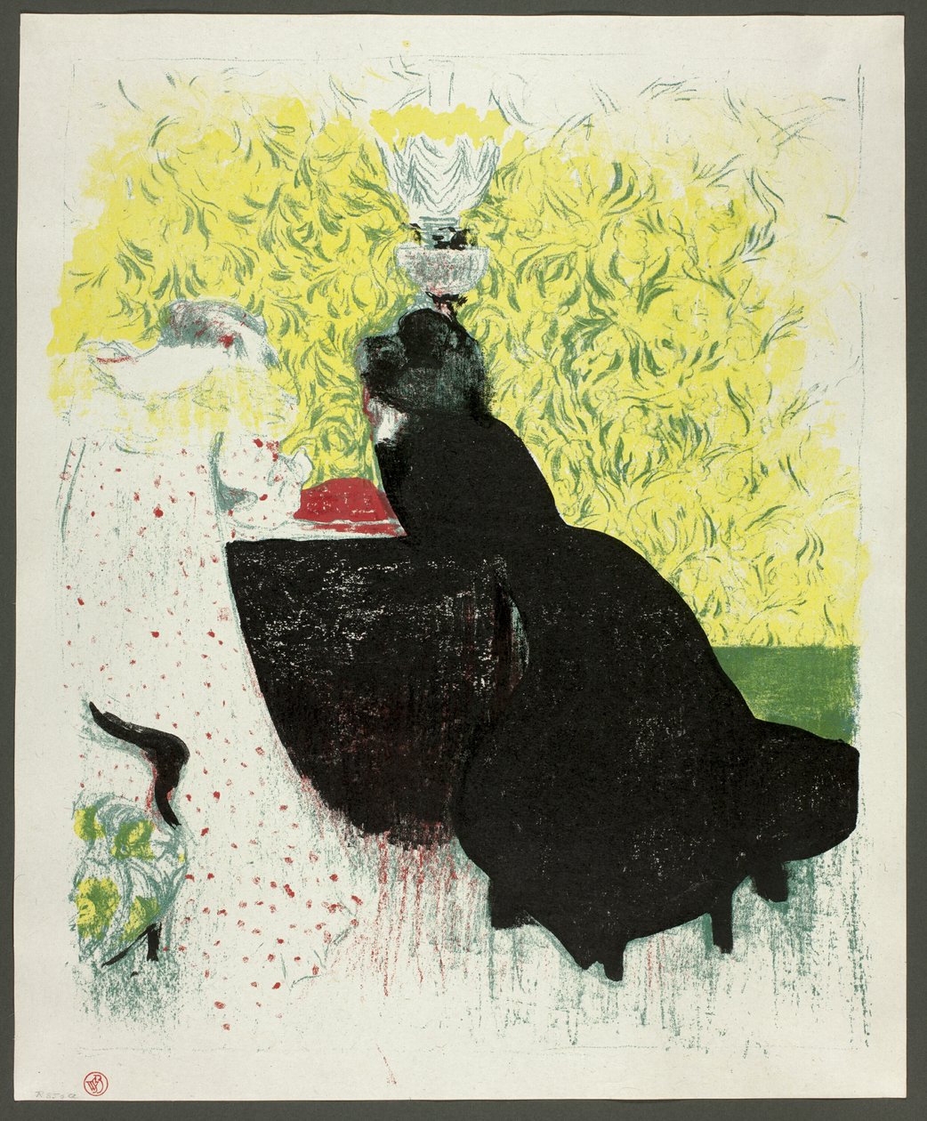 De två svägerskorna, plansch tolv från Landskap och interiörer av Édouard Jean Vuillard