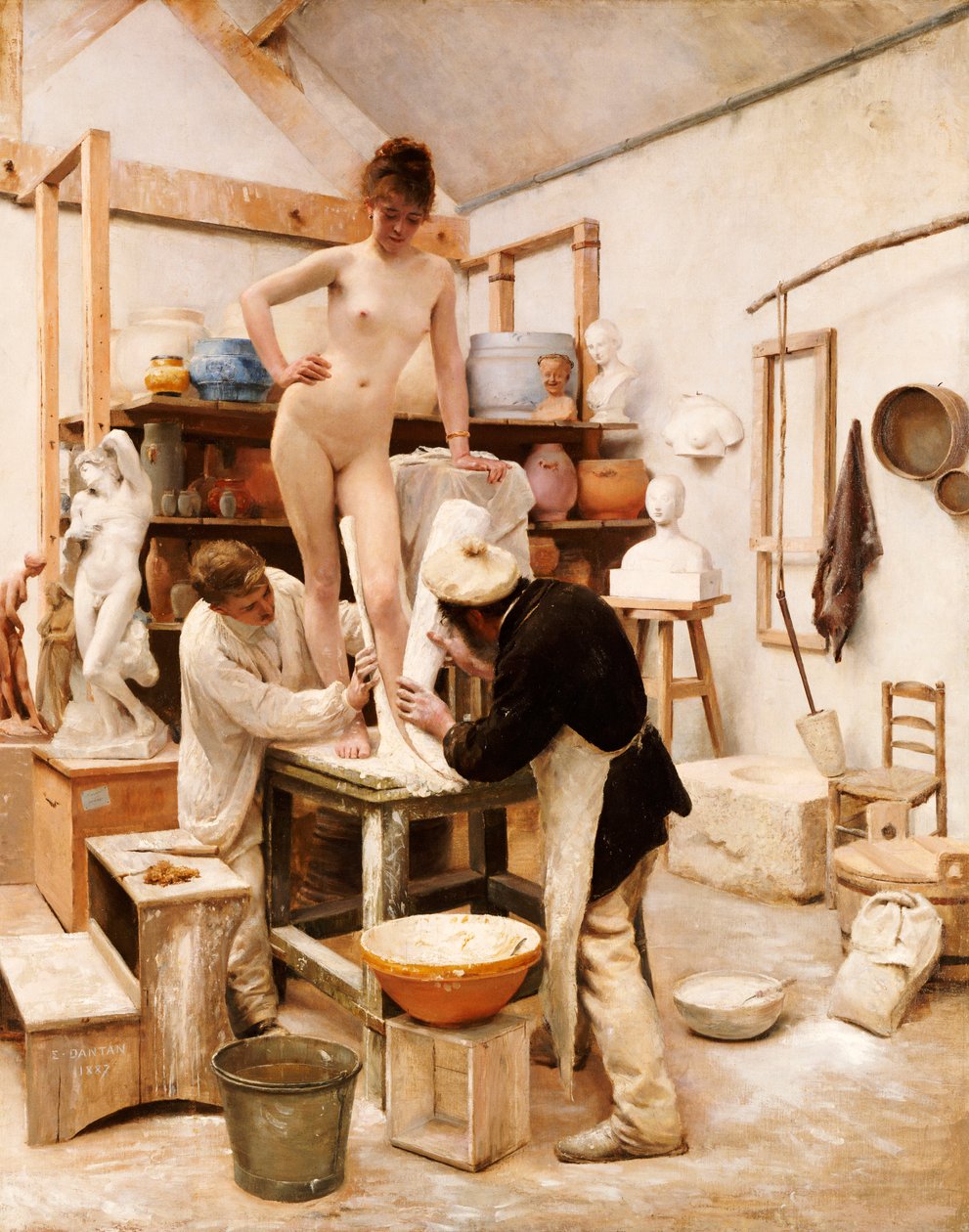 En mögel från naturen, 1887 av Edouard Joseph Dantan