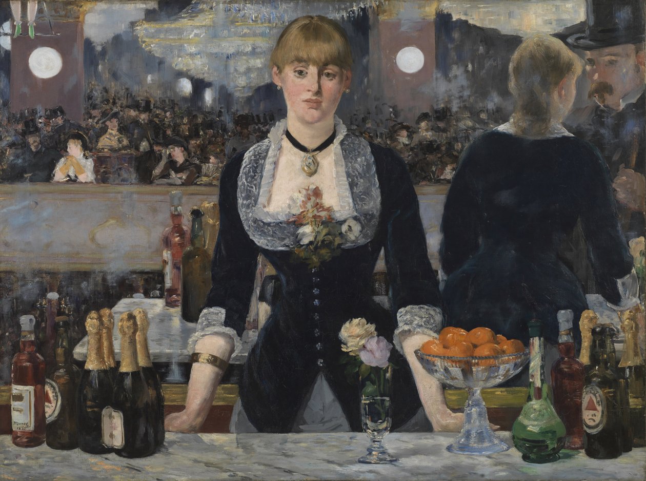 En bar vid Folies-Bergere, 1881-82 av Édouard Manet