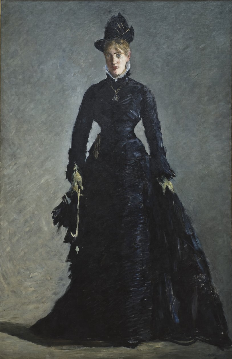A Parisian Lady (olja på duk) av Édouard Manet