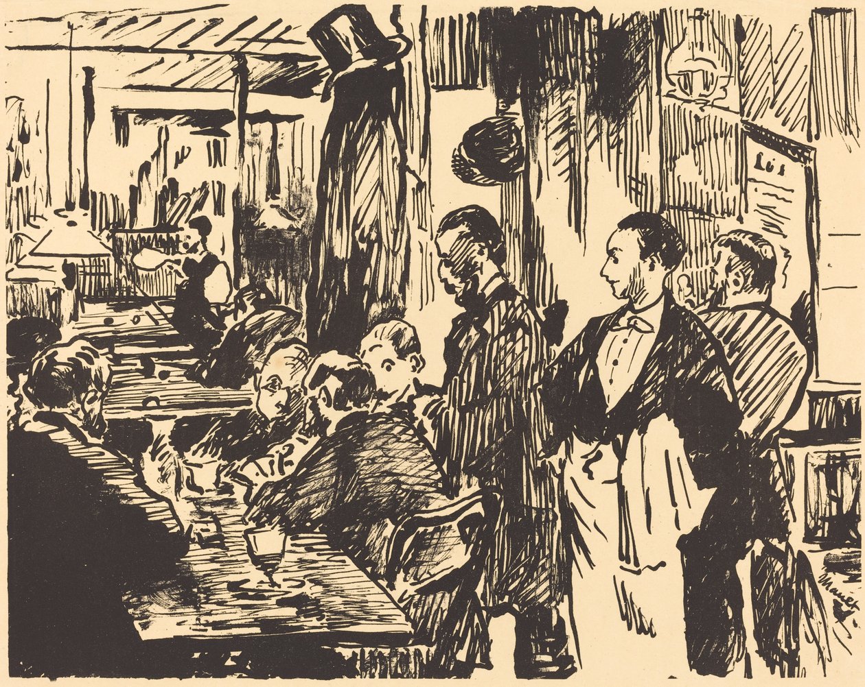 På kaféet på kaféet, 1869. av Édouard Manet