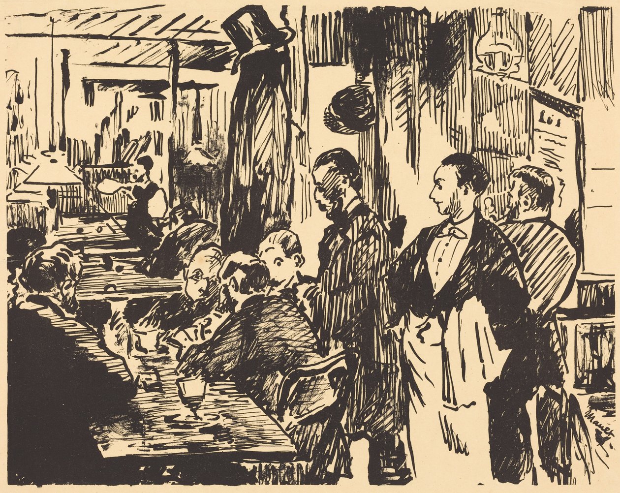 På kaféet av Édouard Manet