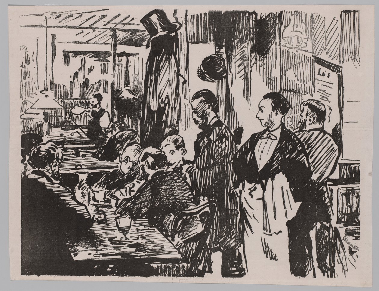 På kaféet av Édouard Manet