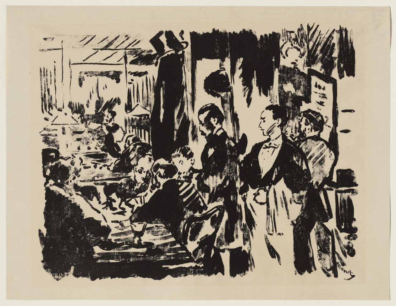 På kaféet av Édouard Manet