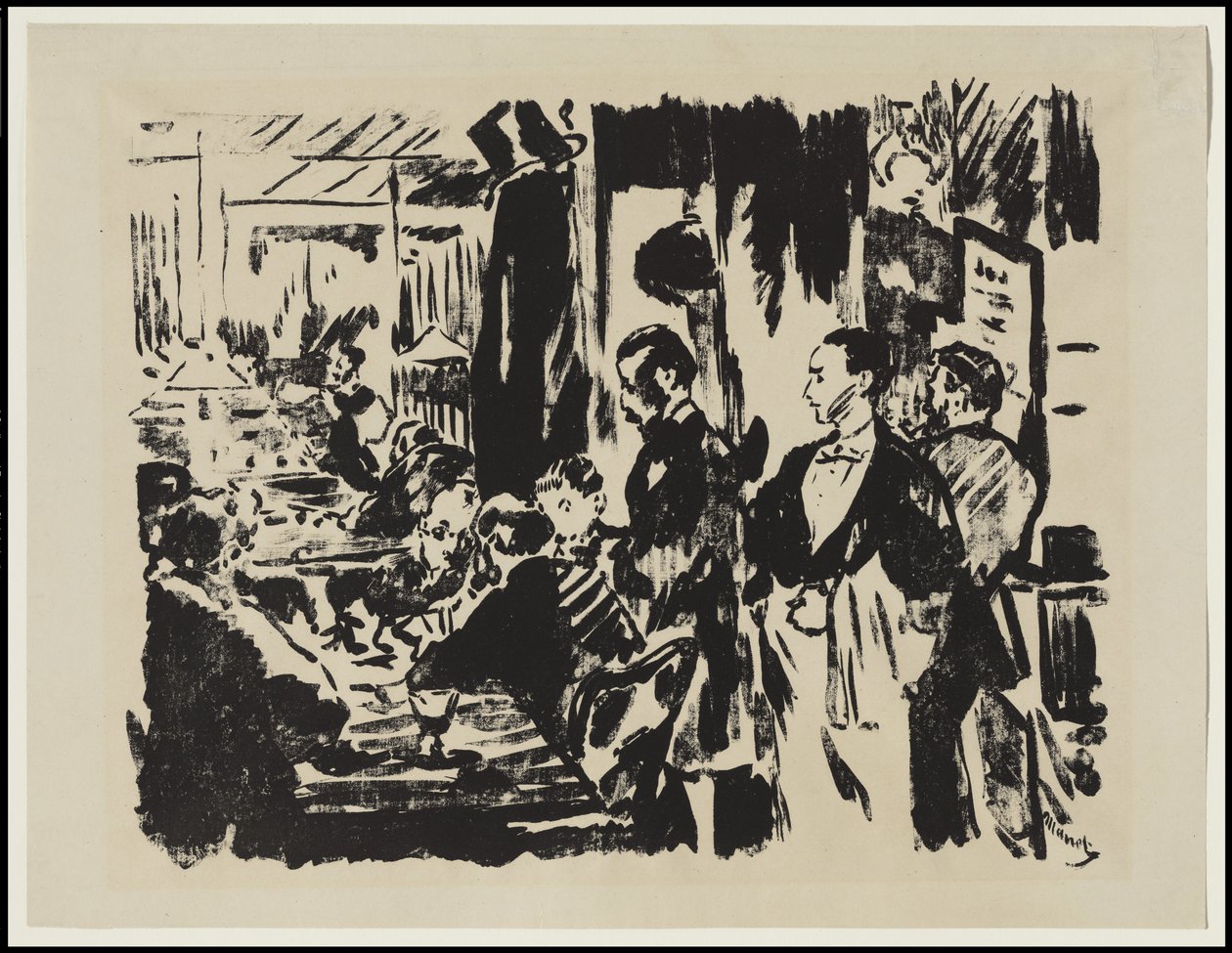 På kaféet, 1874 av Édouard Manet