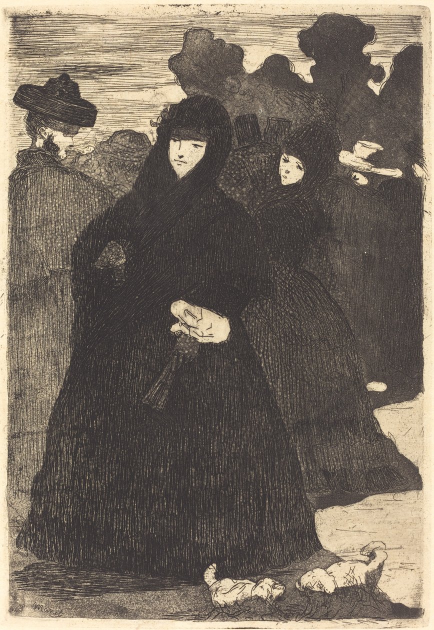 Vid Prado (Au Prado) av Édouard Manet
