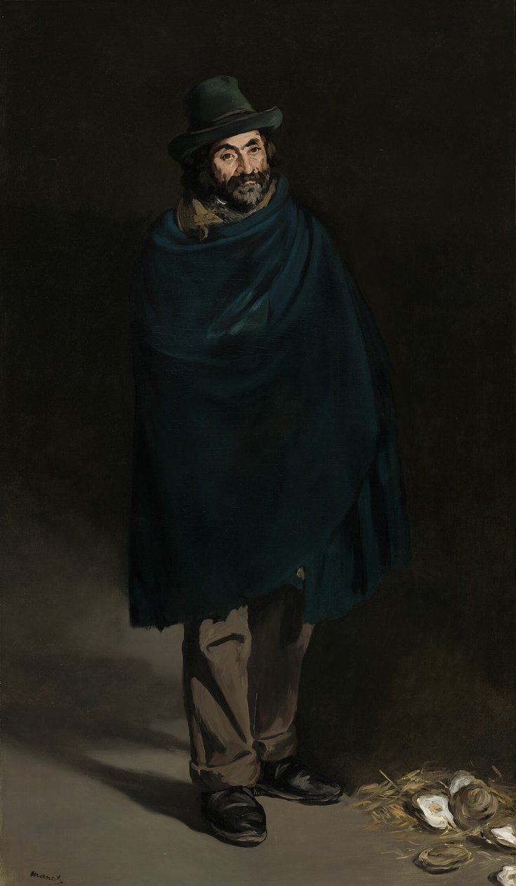 Tiggare med ostron (Filosof) av Édouard Manet