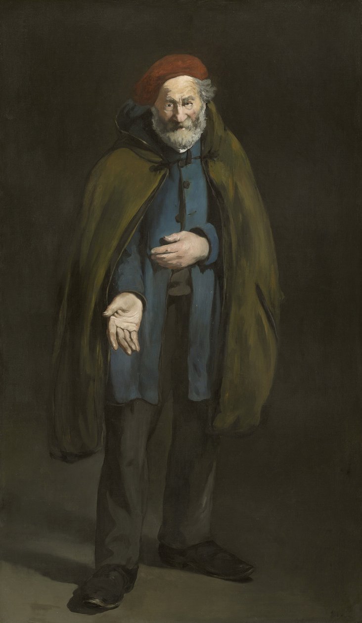 Tiggare med en duffelcoat av Édouard Manet