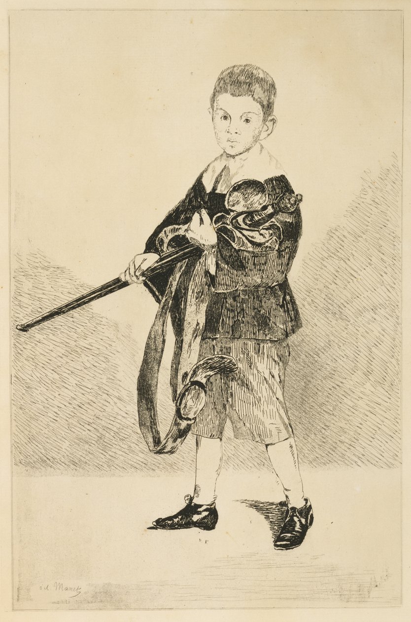 Pojke med svärdet av Édouard Manet