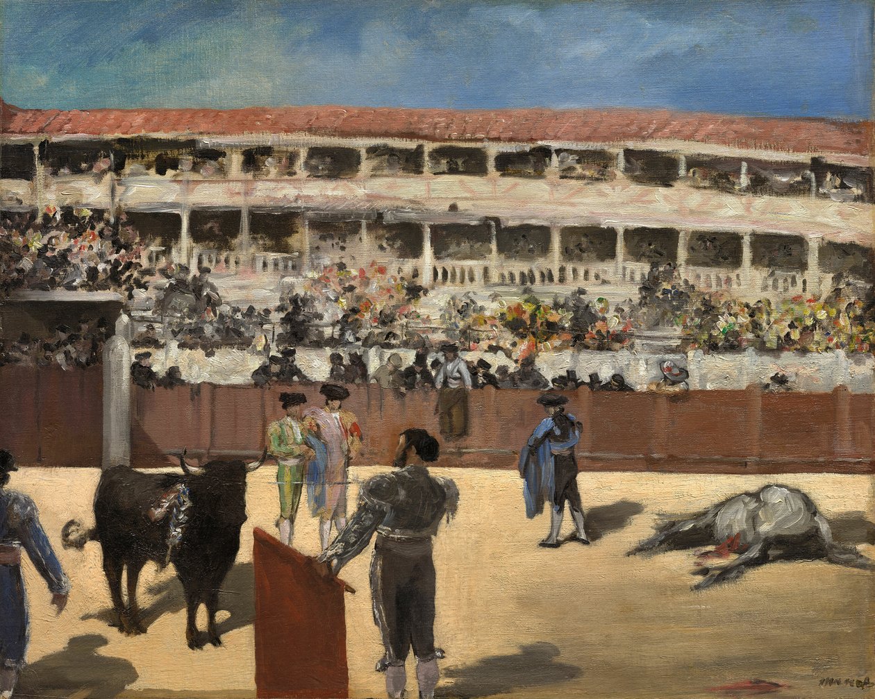 Tjurfäktning av Édouard Manet