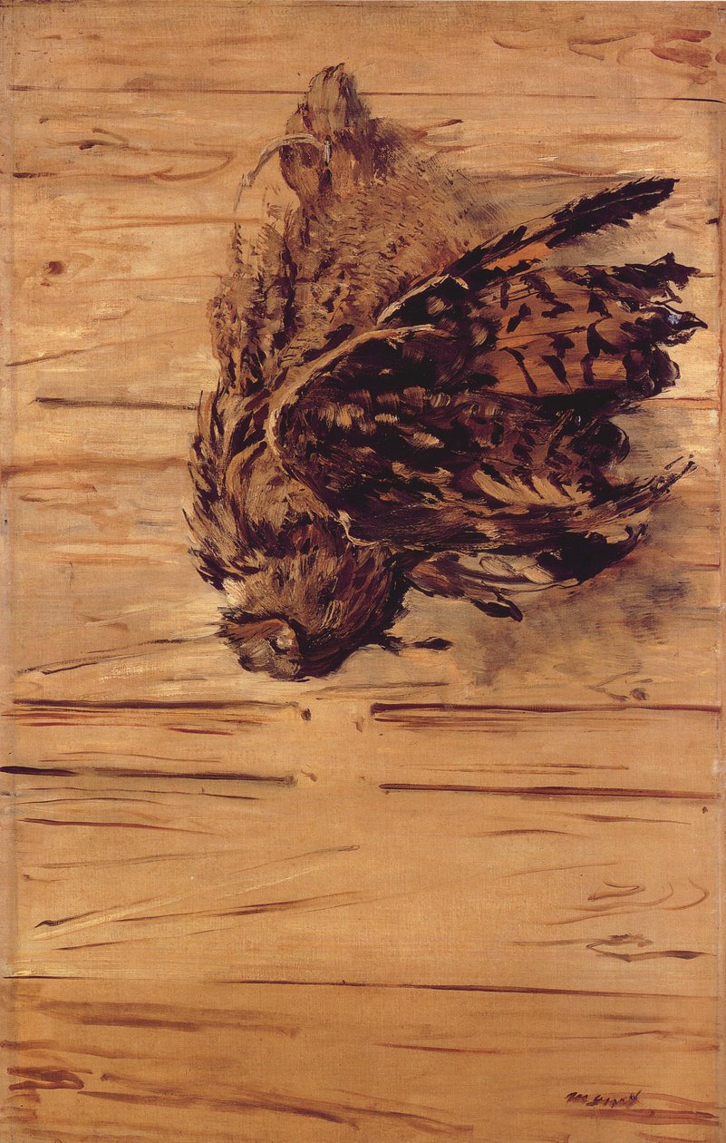 Död örn uggla av Édouard Manet