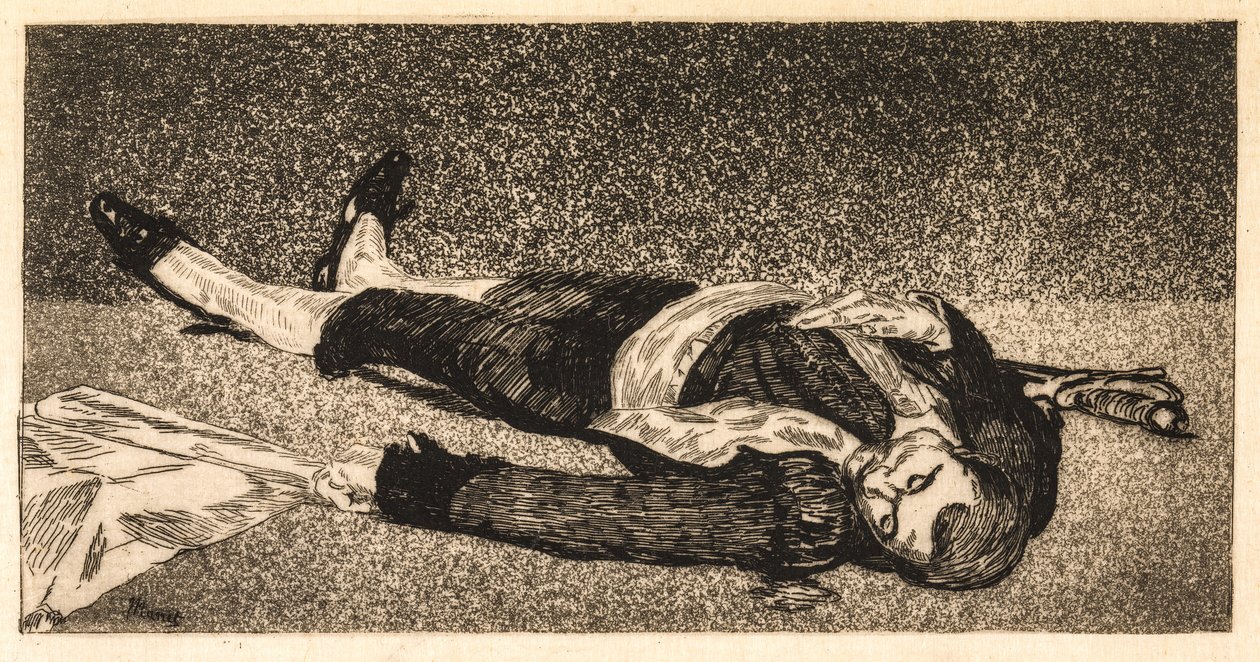 Död toreador av Édouard Manet