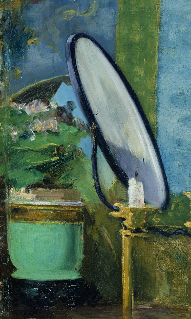 Detalj från målningen Nana, 1877 av Édouard Manet