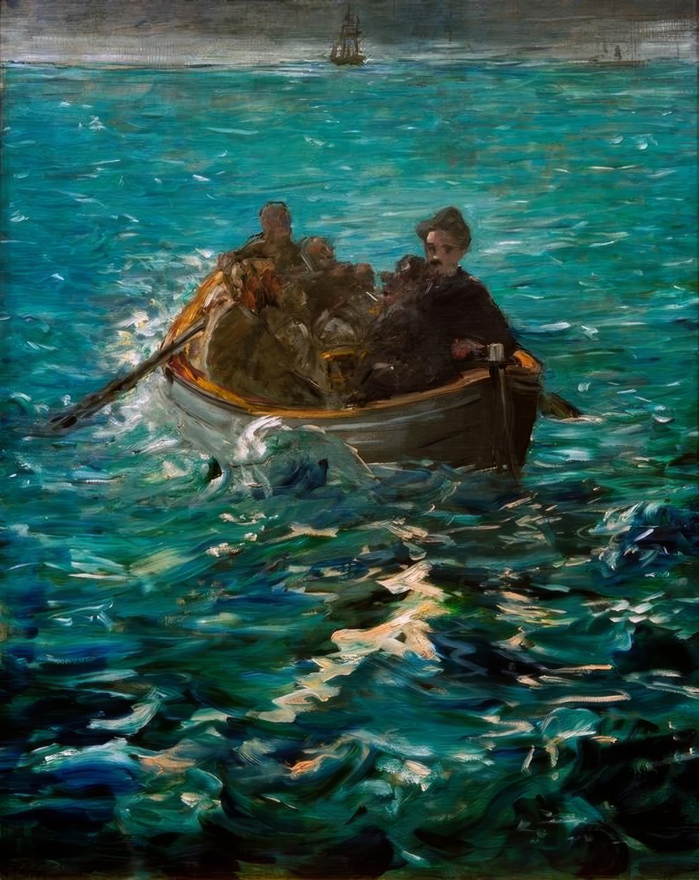 The Escape of Henri Rochefort - Den stora studien av Édouard Manet