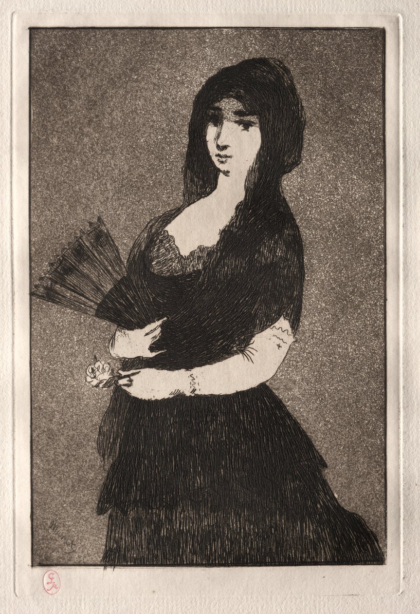 Exotisk blomma av Édouard Manet