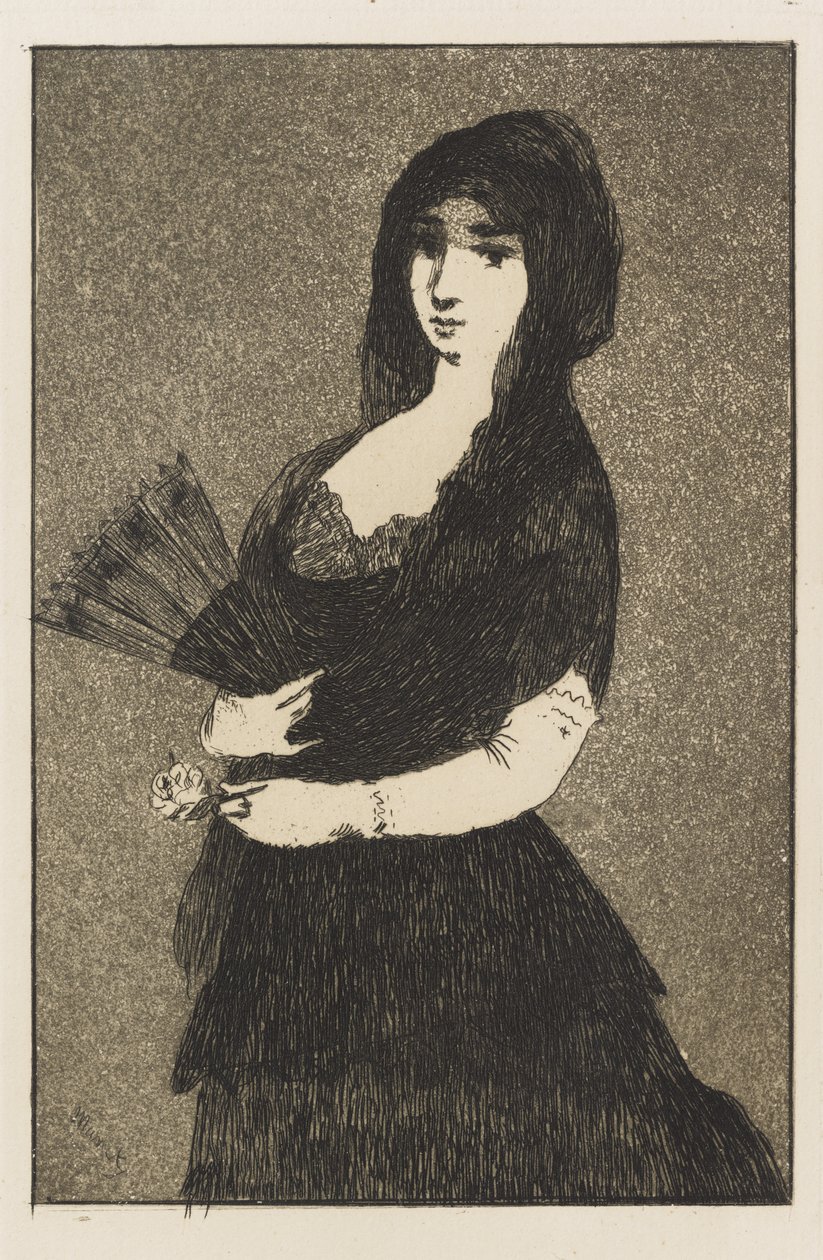 Exotisk blomma av Édouard Manet