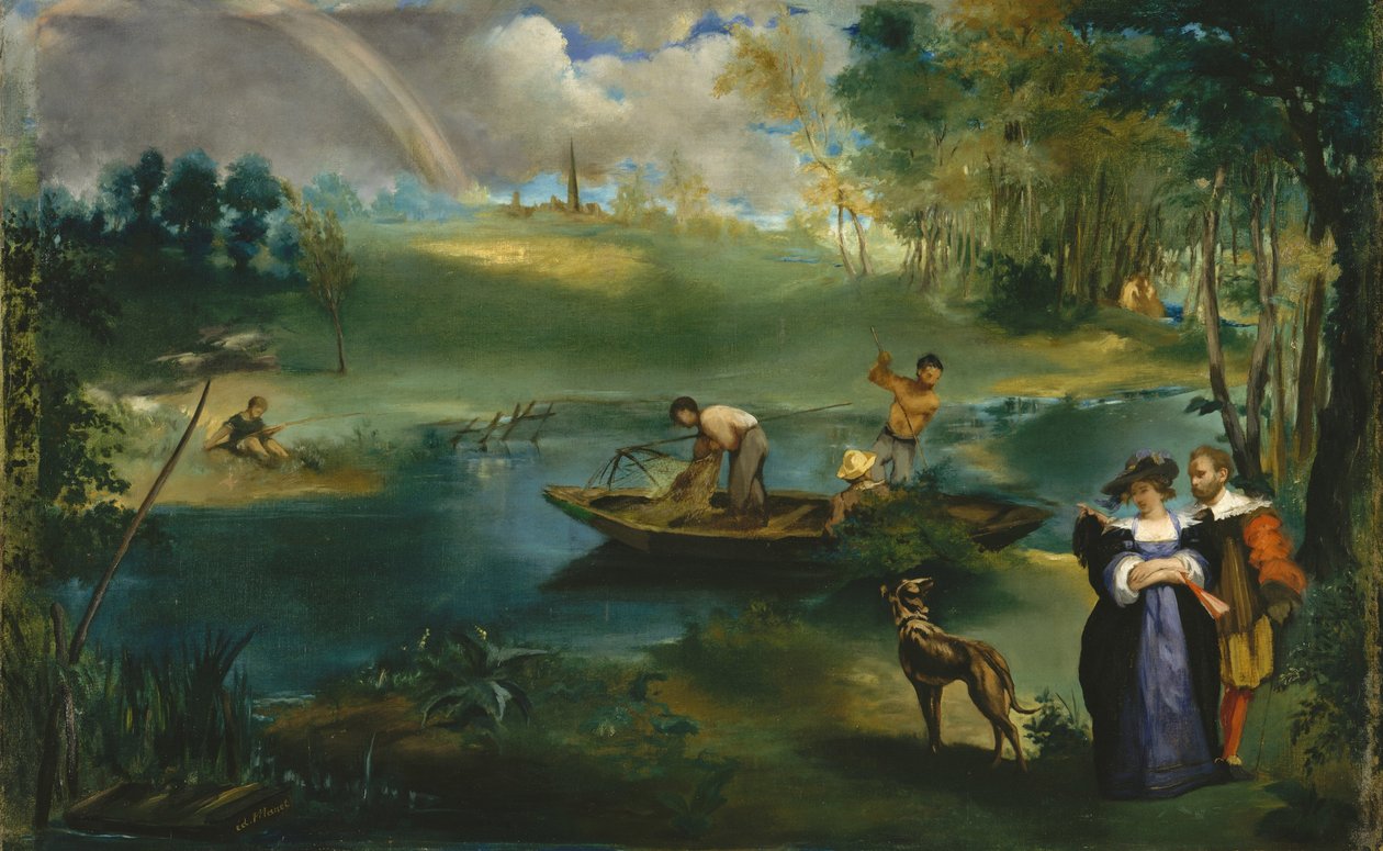 Fiske, ca 1862-63 (olja på duk) av Édouard Manet