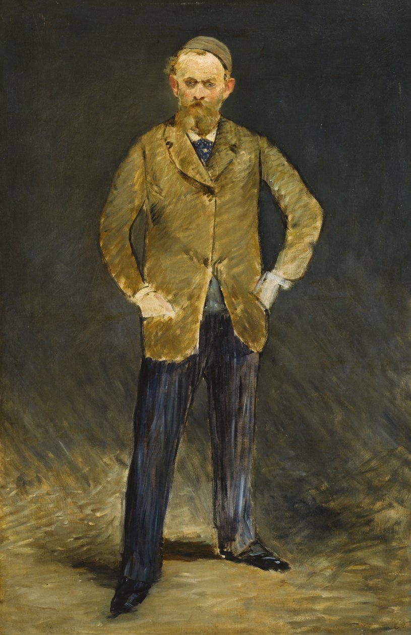 Franska: Autoportrait avec chapeau Självporträtt av Édouard Manet
