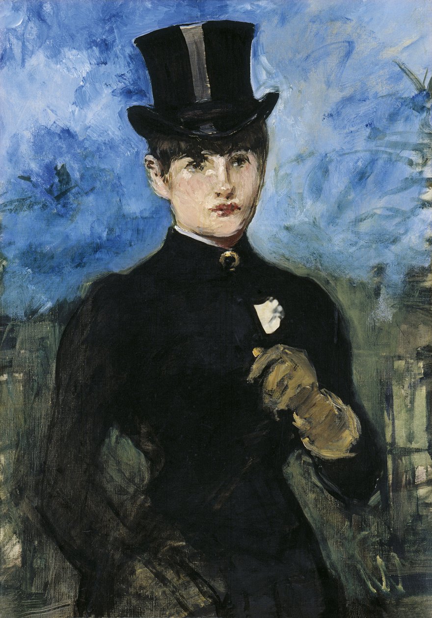 Ryttare, Fullface, ca. 1882 av Édouard Manet
