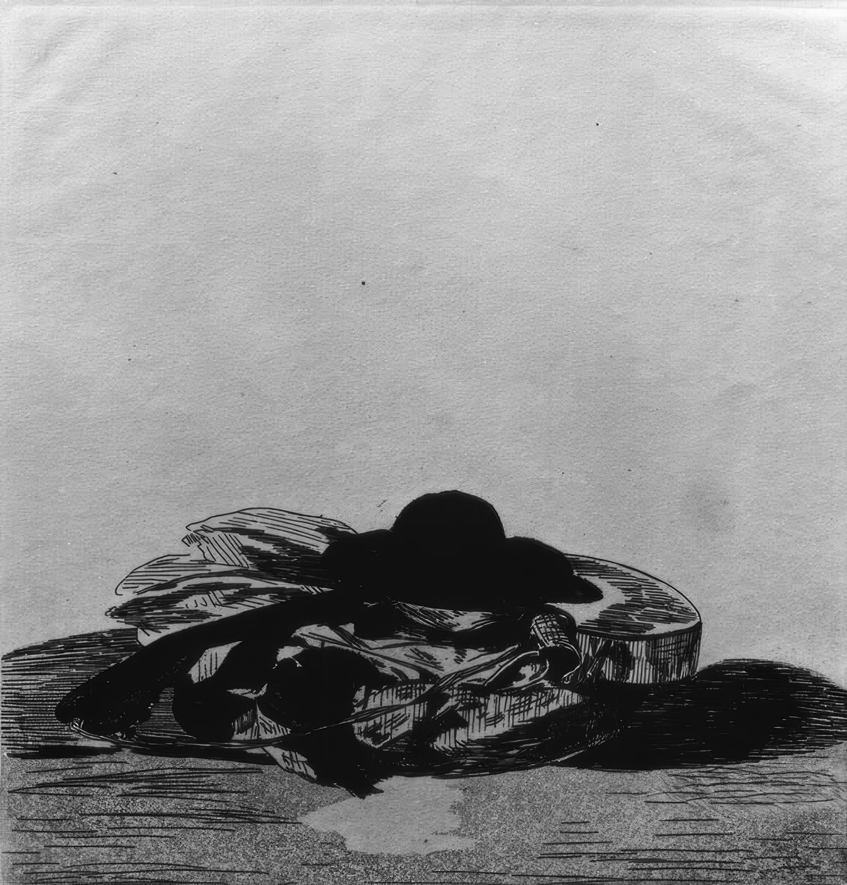 Hatt och gitarr av Édouard Manet