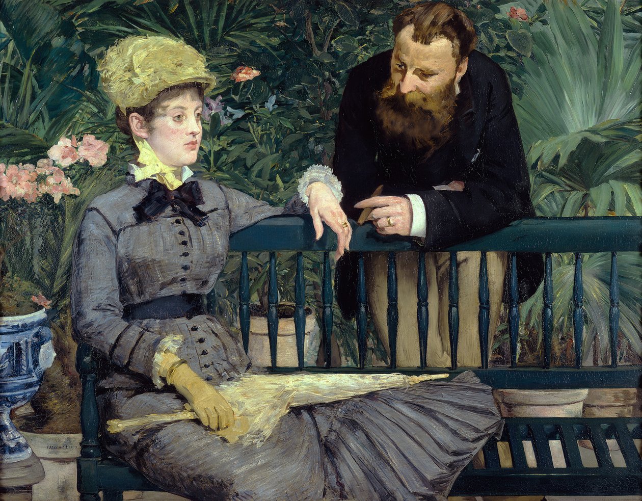 I växthuset av Édouard Manet