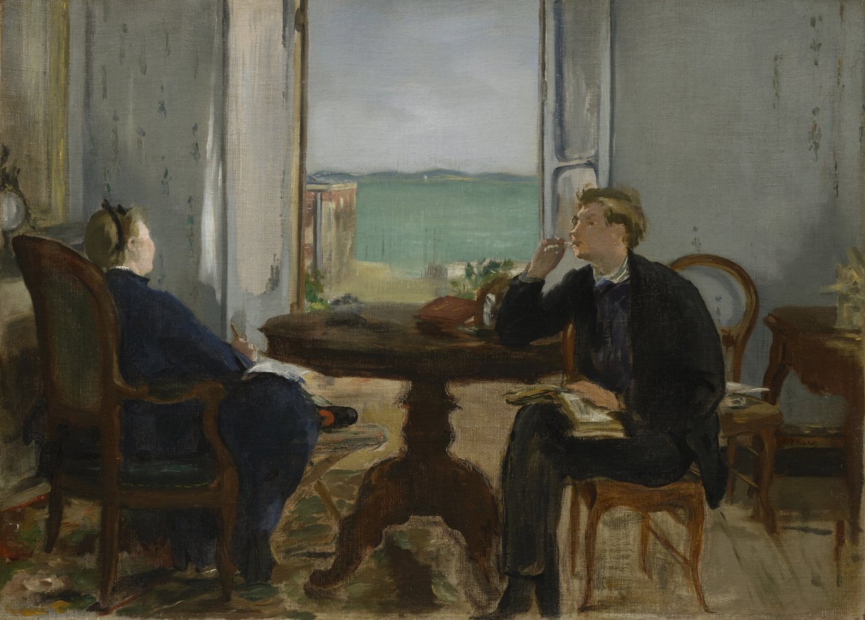 Interiör i Arcachon, 1871 av Édouard Manet