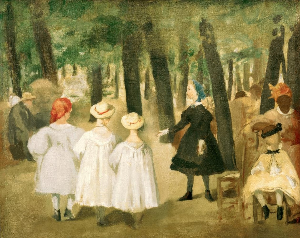Barn i Tuilerierna av Édouard Manet