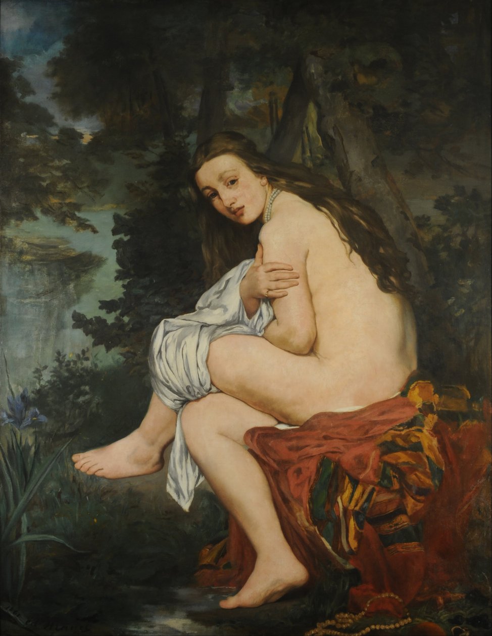 Den överraskade nymfen av Édouard Manet