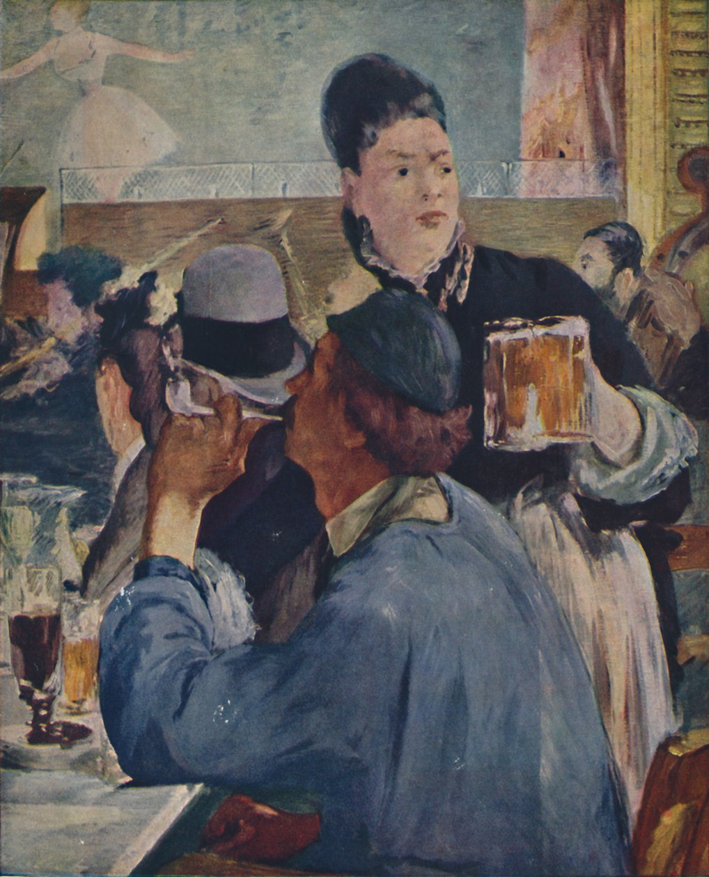 La Serveuse De Bocks, Servitrisen, 1879, 1937. av Édouard Manet