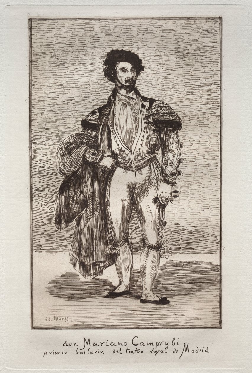 Dansaren (Don Mariano Camprubi) av Édouard Manet