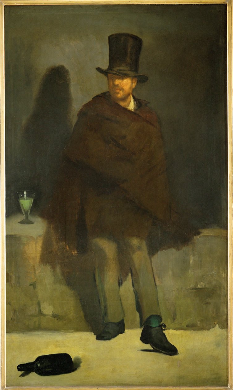 The Absinthe Drinker (olja på duk) av Edouard Manet