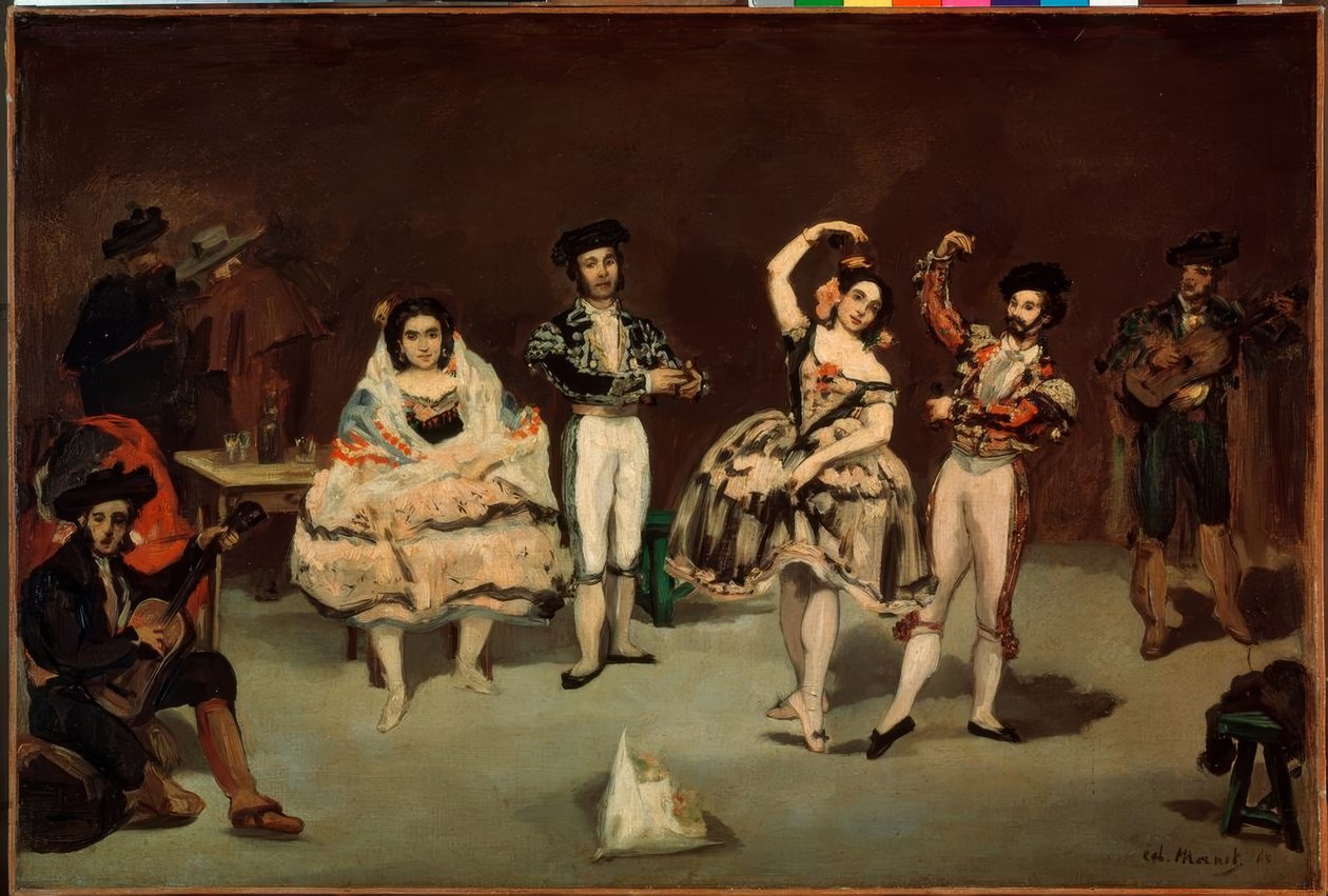 Spansk balett av Édouard Manet