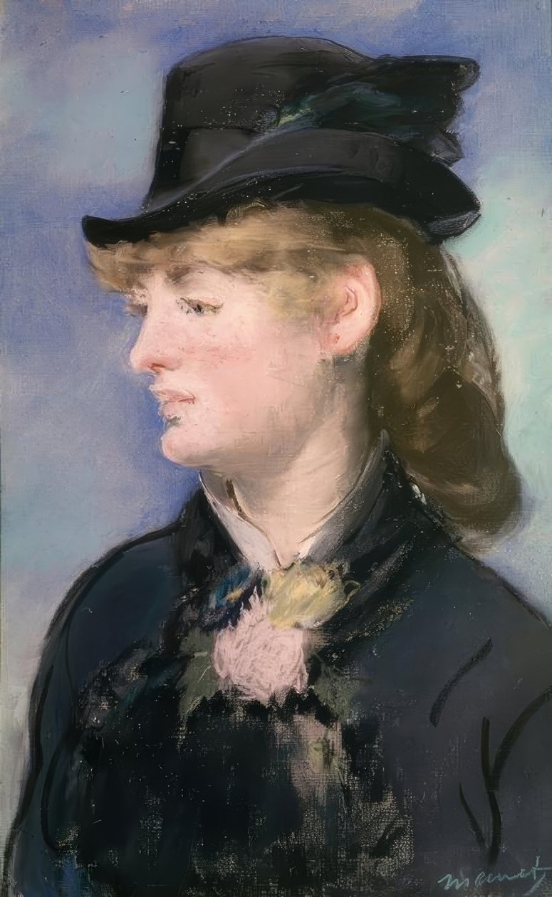 Modellen av servitrisen i baren Folies-Bergère av Édouard Manet