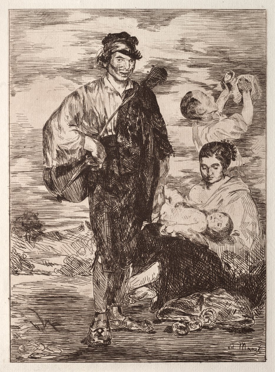 Zigenarna av Édouard Manet