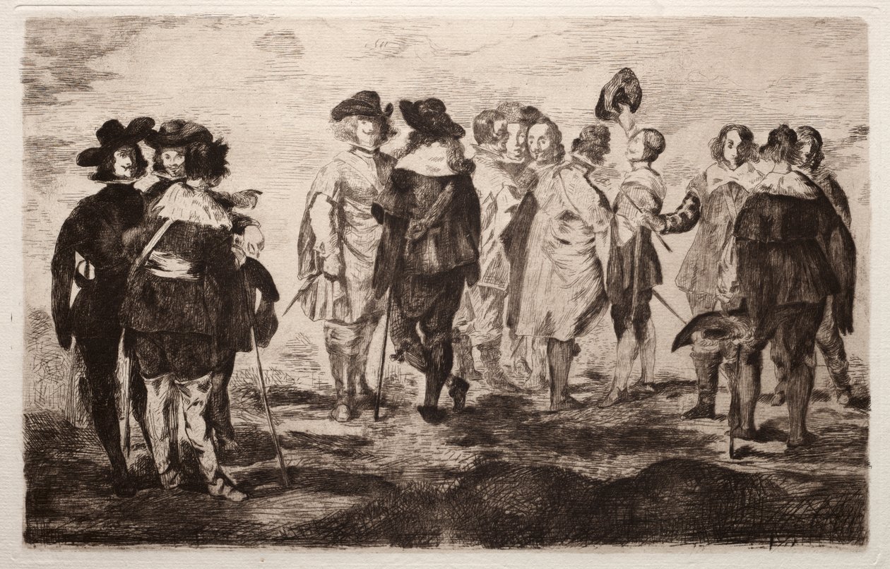 De små ryttarna av Édouard Manet